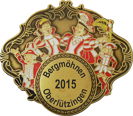 Karnevalsabzeichen Bronze "Prinzenpaar"