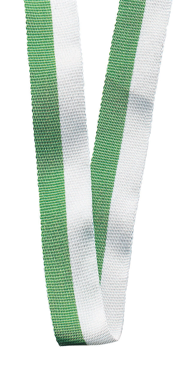 Halsbandl grün-weiß