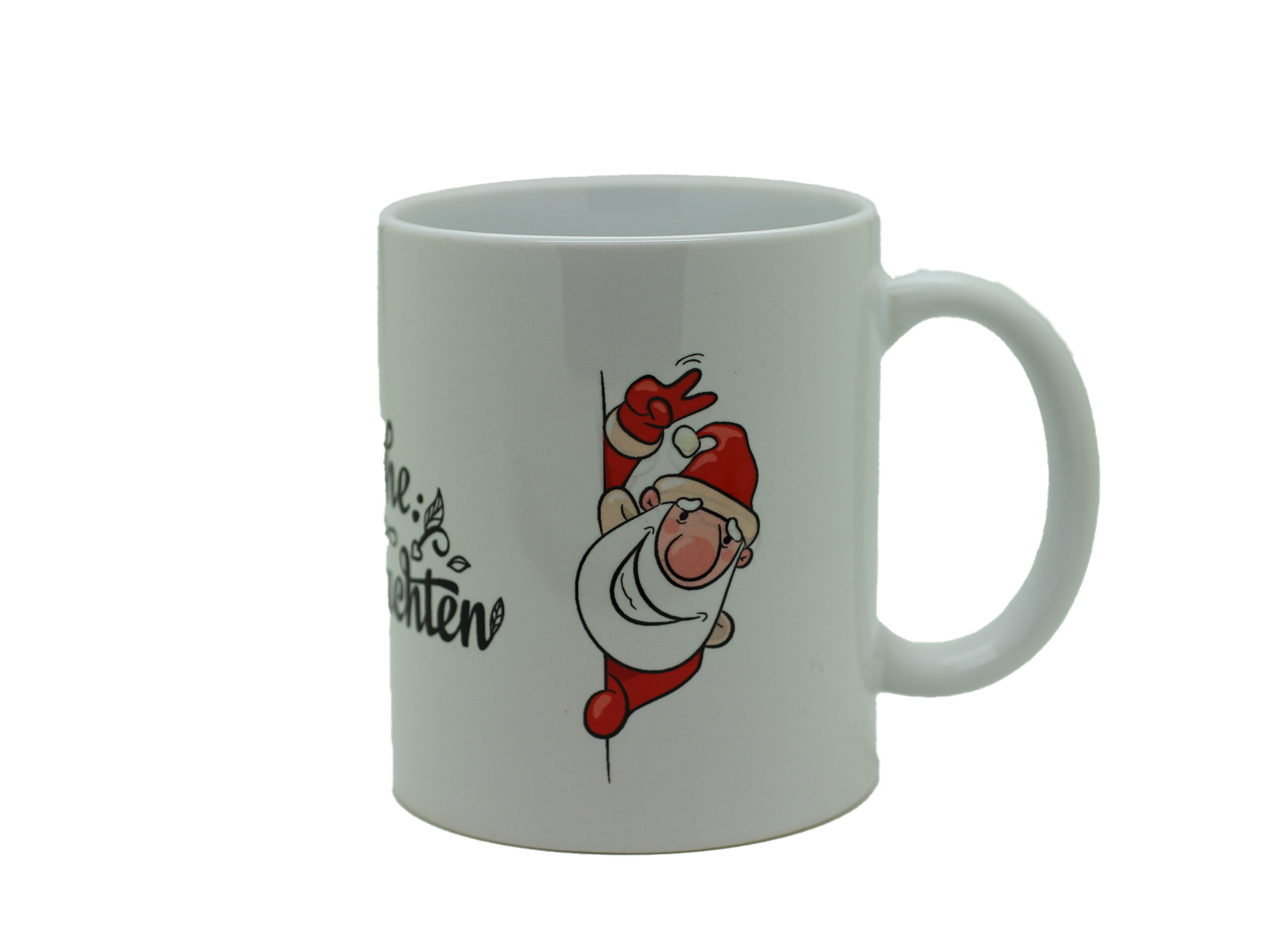 Tasse "Weihnachtsmann und Schneemann"