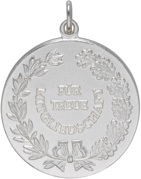 Medaille versilbert