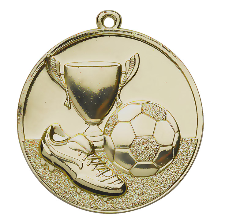 Medaille Fußball Gold