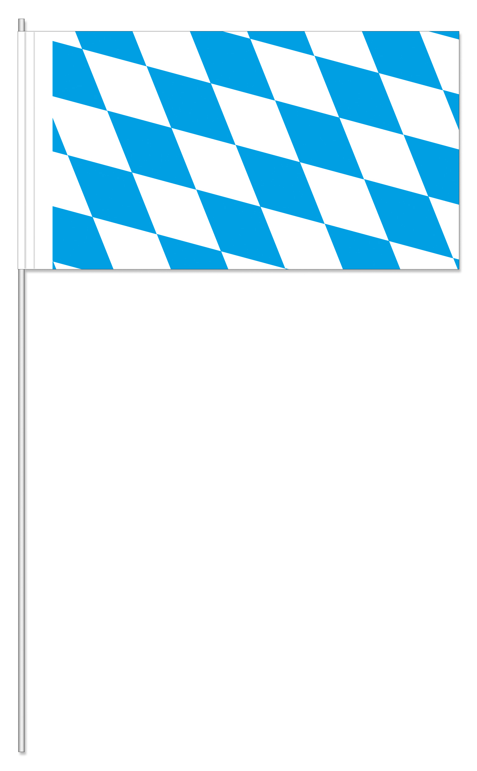 Papierfähnchen Bayern