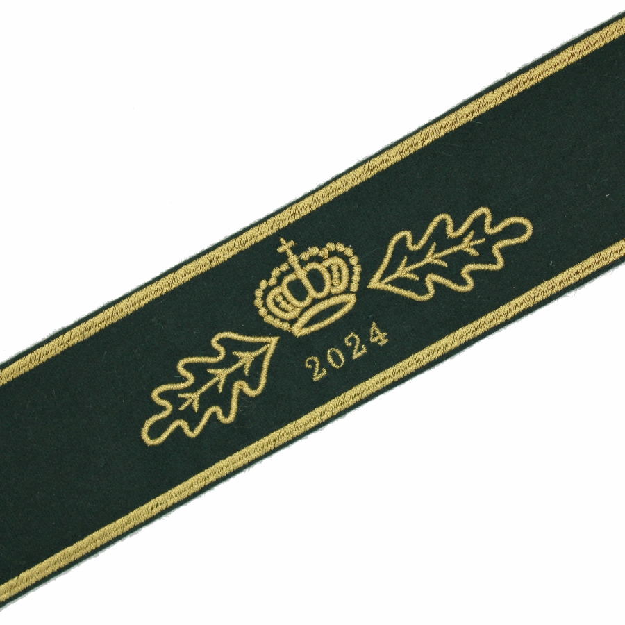 Ärmelstreifen Krone mit Jahreszahl