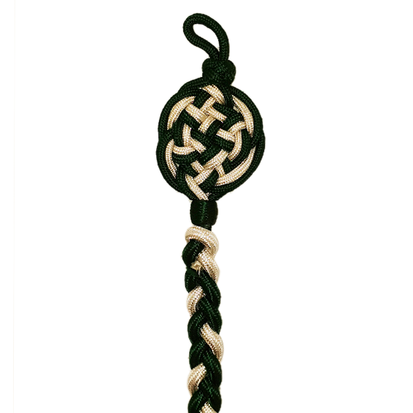 Schützenschnur 2x grün, 1x silber