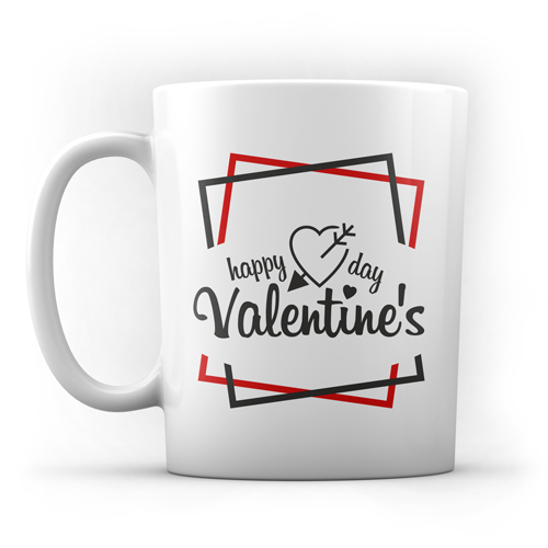 Tasse mit Foto zum Valentinstag